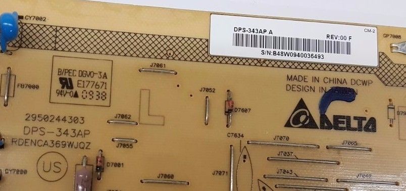 RDENCEA DPS-343AP A 2950244303 SHARP LC-60E79U Power Supply board